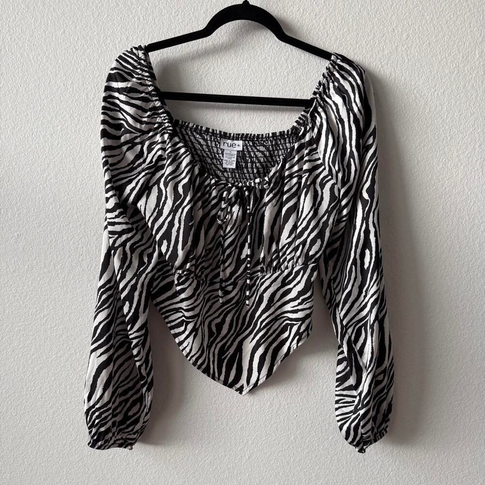 Black white zebra print